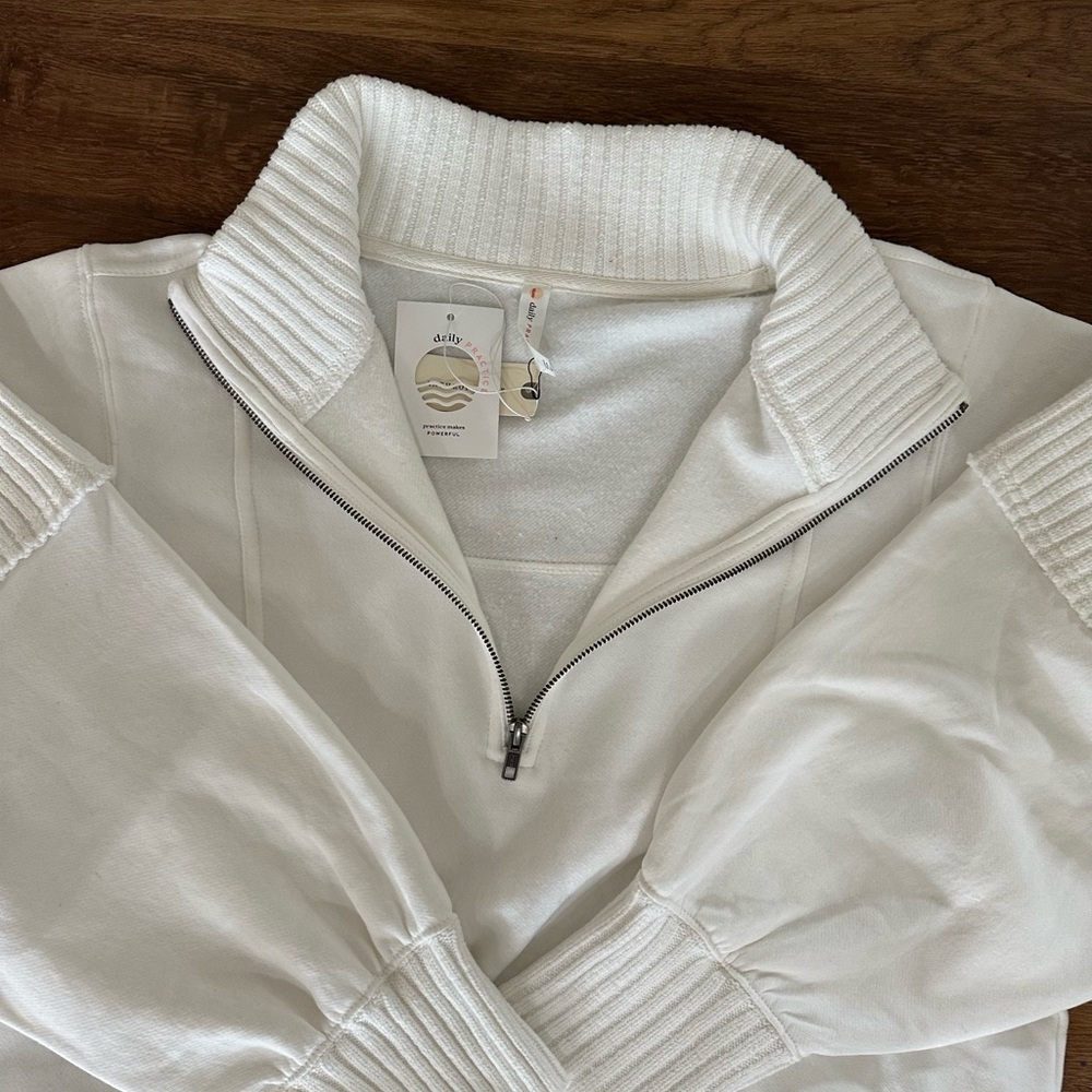 NWT Anthropologie Daily Practice Women’s Half-Zip Pullover Sweatshirt XL - Picture 10 of 16